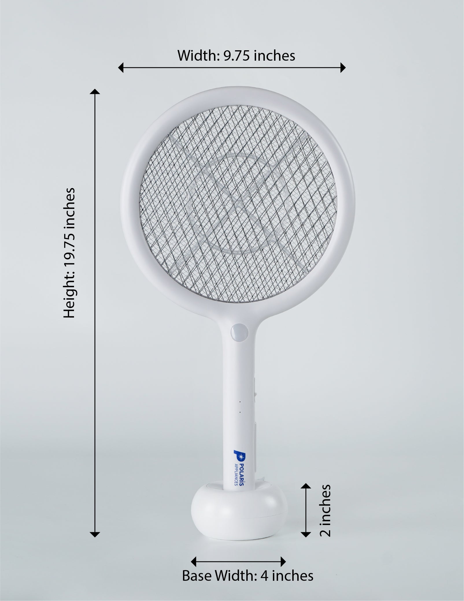 Polaris Appliances 2-in-1 Electric Fly Swatter & Lure Lamp (GZ-MKS01)
